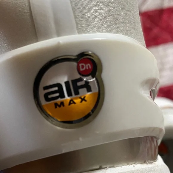 Nike Air Max White, black and blue Sneakers size 9.5 - Picture 10 of 12